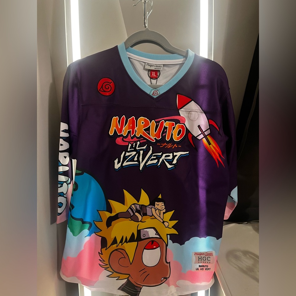 Naruto Lil Uzi Vert Graphic Jersey